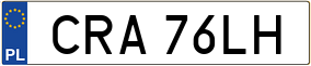 Truck License Plate
